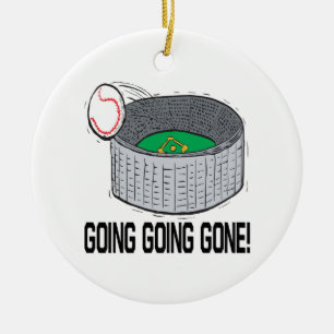 Going Going Gone Ceramic Tree Decoration