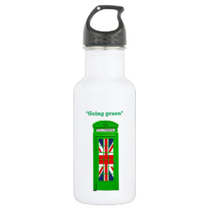 "Going green" London phone box 532 Ml Water Bottle