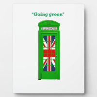 "Going green" London phone box