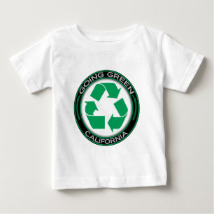 Going Green Recycle California Baby T-Shirt
