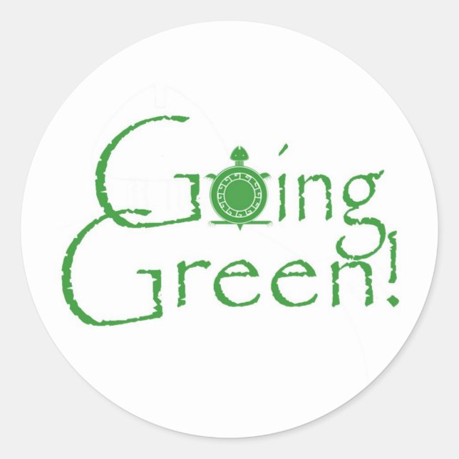 Going Green Stickers (Front)