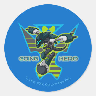 Going Hero - Omni-Kix XLR8 Classic Round Sticker