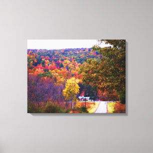 GOING HOME IN AUTUMN canvas Print