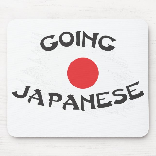 Going Japanese Mouse Pad (Front)