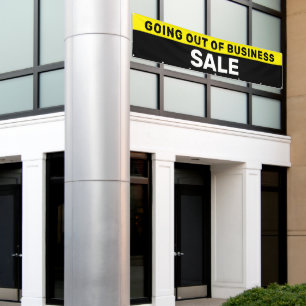 Going Out of Business Sale Large Banner
