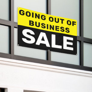 Going Out of Business Sale Large Banner