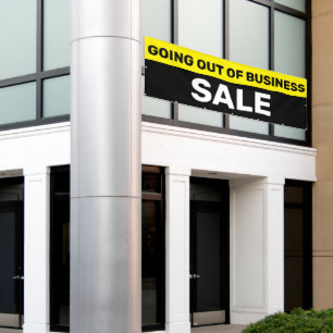 Going Out of Business Sale Large  Banner