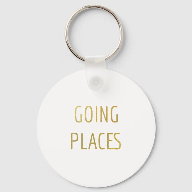 Going places - key ring (Front)