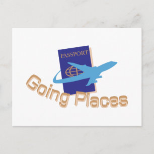 Going Places Postcard