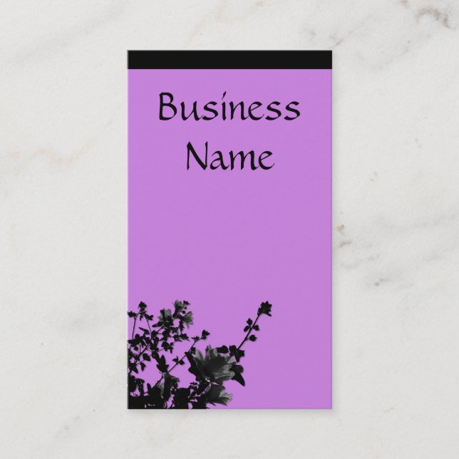 Going Purple Business Card (Front)