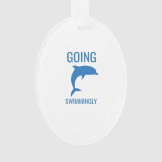 Going swimmingly ornament
