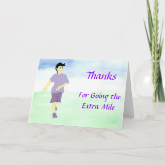 Going the Extra Mile notecard