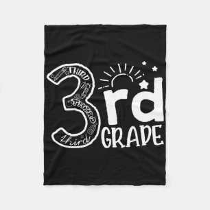 Going To 3rd Grade Teacher Squad And Third Grade B Fleece Blanket