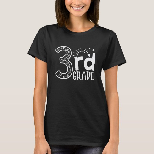 Going To 3rd Grade Teacher Squad and Third Grade B T-Shirt (Front)