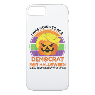 Going To A Democrat For Halloween Funny Trumpkin Case-Mate iPhone Case