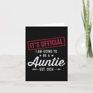 Going To Be A Auntie First Mothers Day New Auntie Card