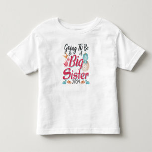 Going to be a Big Sister 2023 - Dinosaur Toddler T-Shirt