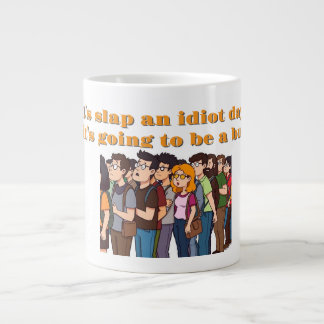 "Going to be a busy day" - Funny  Large Coffee Mug