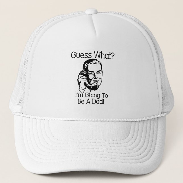 Going to Be a Dad Black Trucker Hat (Front)