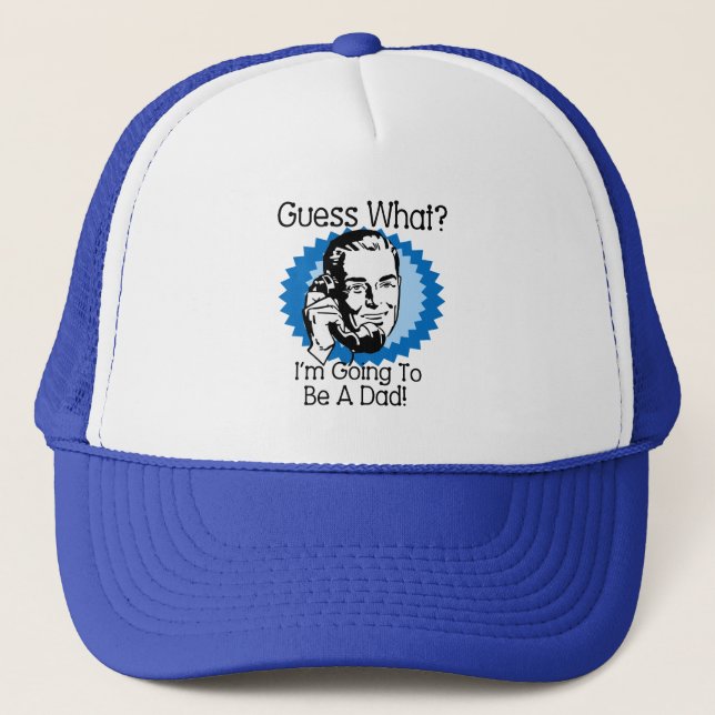 Going to Be a Dad Blue Trucker Hat (Front)