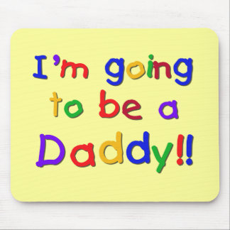 Going to be a Dad-Primary Colours Mouse Pad
