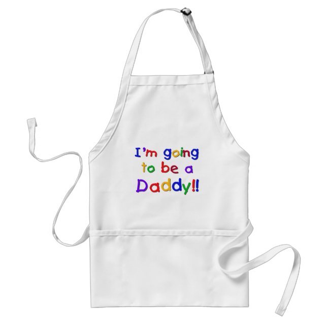 Going to be a Dad-Primary Colours Standard Apron (Front)
