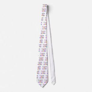 Going to be a Dad-Primary Colours Tie