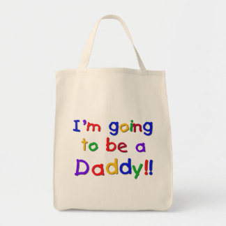 Going to be a Dad-Primary Colours Tote Bag