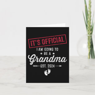 Going To Be A Grandma First Mothers Day For Grandm Card