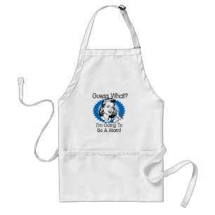 Going To Be a Mum Blue Standard Apron
