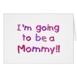 Going to be a Mummy - Pink and Purple