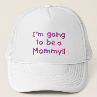 Going to be a Mummy - Pink and Purple Trucker Hat