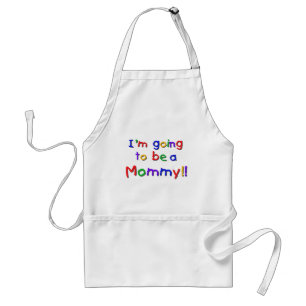 Going to be a Mummy Primary Colours Standard Apron