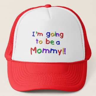 Going to be a Mummy Primary Colours Trucker Hat
