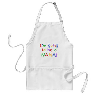 Going to be a Nana - Primary Colours Tshirts Standard Apron