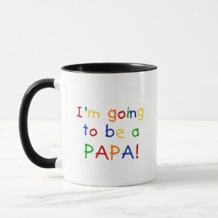 Going to be a Papa - Primary Colours Mug