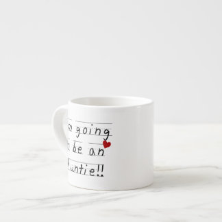 Going To Be An Auntie Kid Print Tshirts and Gifts Espresso Cup