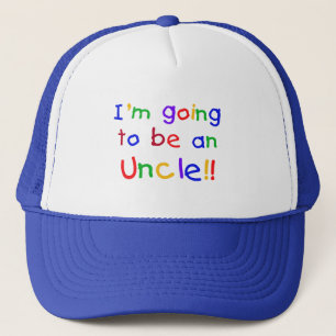 Going to be an Uncle Primary Colours Text Trucker Hat