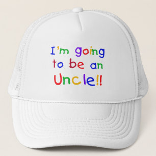 Going to be an Uncle Primary Colours Text Trucker Hat