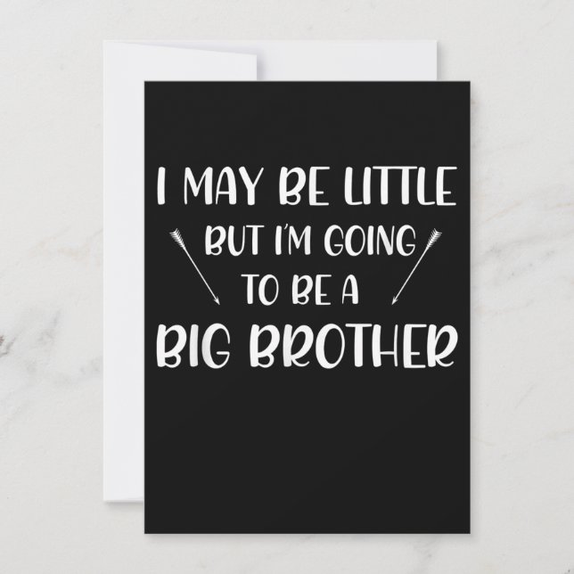 Going To Be Big Brother Announcement Gift Brother (Front)