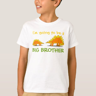 Going to be Big Brother Cute Stegosaurus Dinosaurs T-Shirt