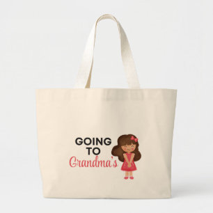 Going to Grandma’s Tote – Brunette Granddaughter