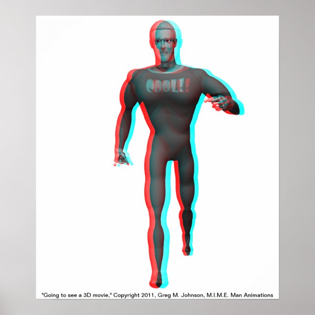 Going to See a 3D Movie! Poster (Front)