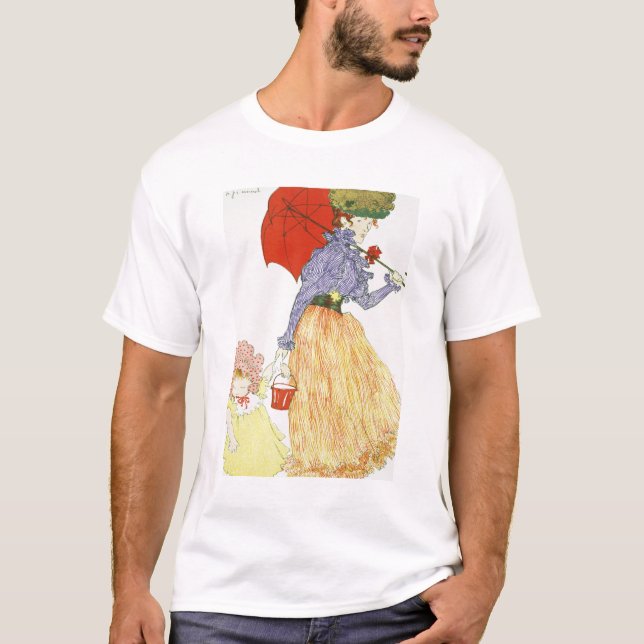 Going to the Beach, from 'L'Estampe Moderne', publ T-Shirt (Front)