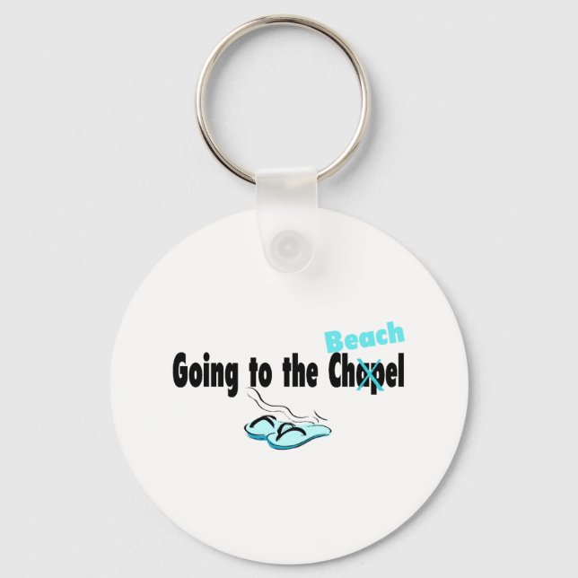 Going To The Beach Key Ring (Front)