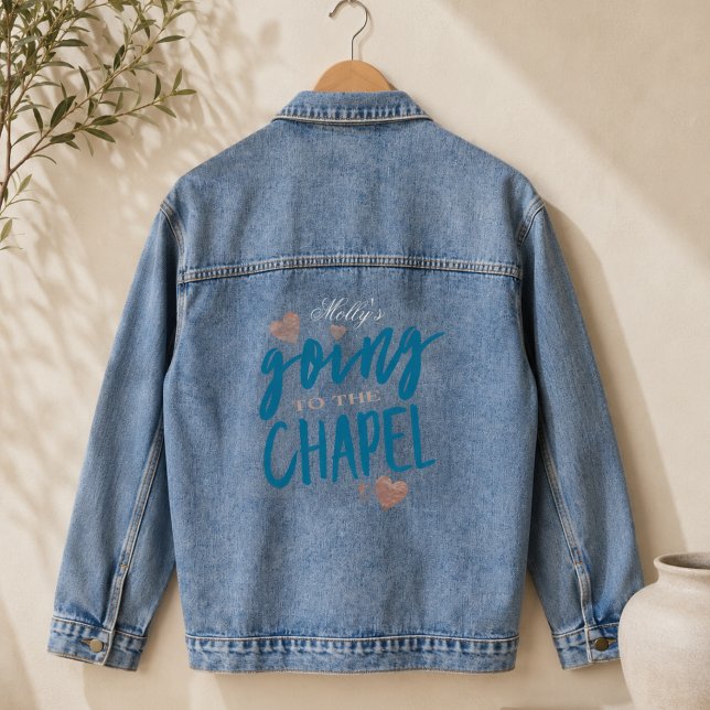 Going to the Chapel Bride to Be Denim Jacket (Going to the Chapel Bride to Be Denim Jacket)