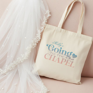 Going to the Chapel - Custom Bridal Party Tote Bag