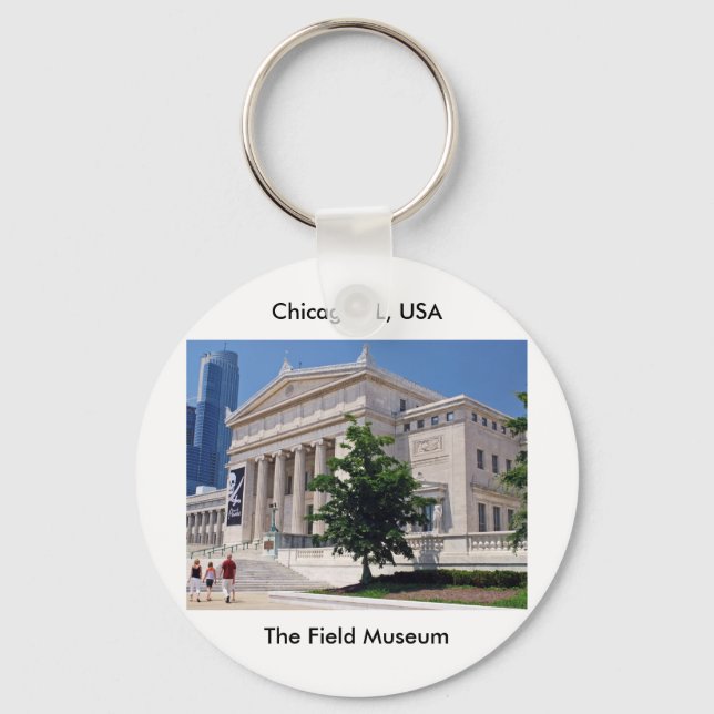 Going to the Field Museum Key Ring (Front)