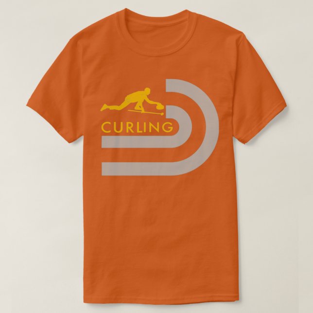 Going To The House Curling 2 T-Shirt (Design Front)