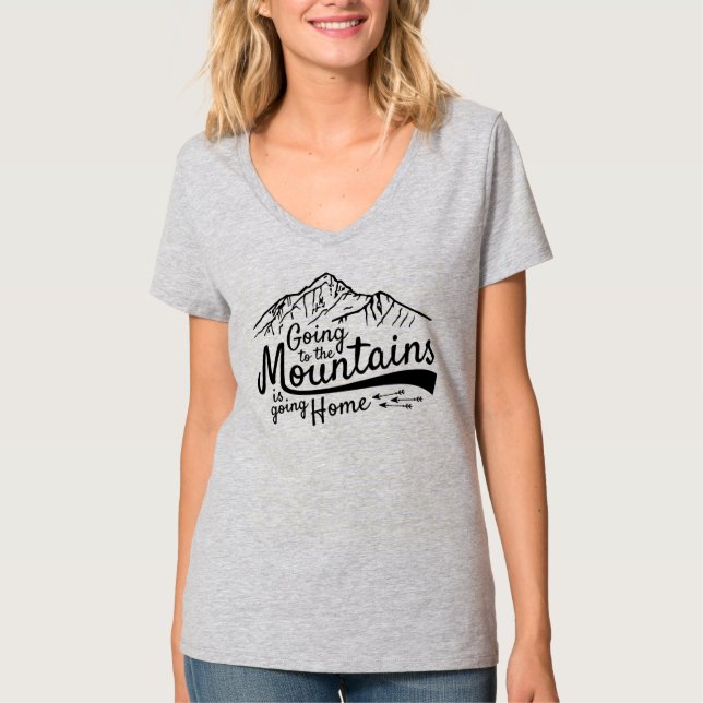 Going to the Mountains T-Shirt (Front)